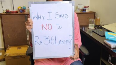 Why I rejected a 3.6 Lakh deal from Ambani